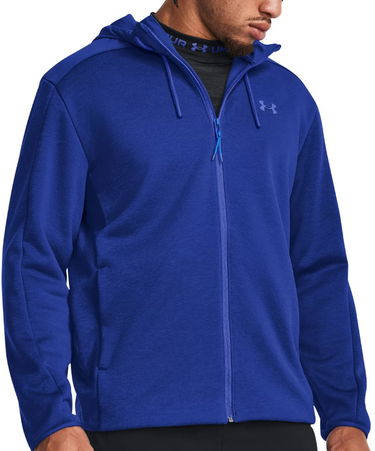 Mikina Under Armour Essential Swacket Full-Zip Hoodie Modrá | 1378824-400, 0