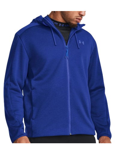 Mikina Under Armour Essential Swacket Full-Zip Hoodie Modrá | 1378824-400