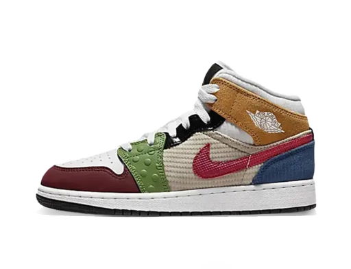 Tenisky a topánky Jordan Air 1 Mid "Patchwork" GS Rôznofarebný | DR6957-100