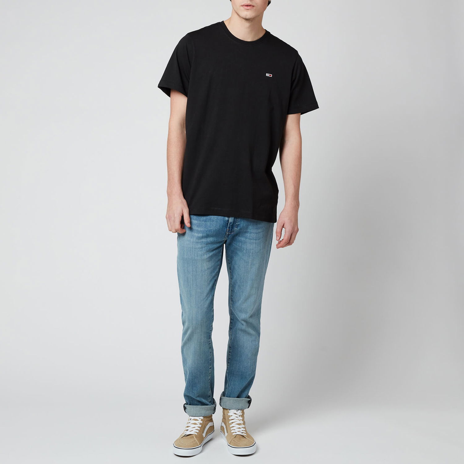 Tričko Tommy Hilfiger Tommy Jeans Men's Classic Čierna | DM0DM09598BDS, 0