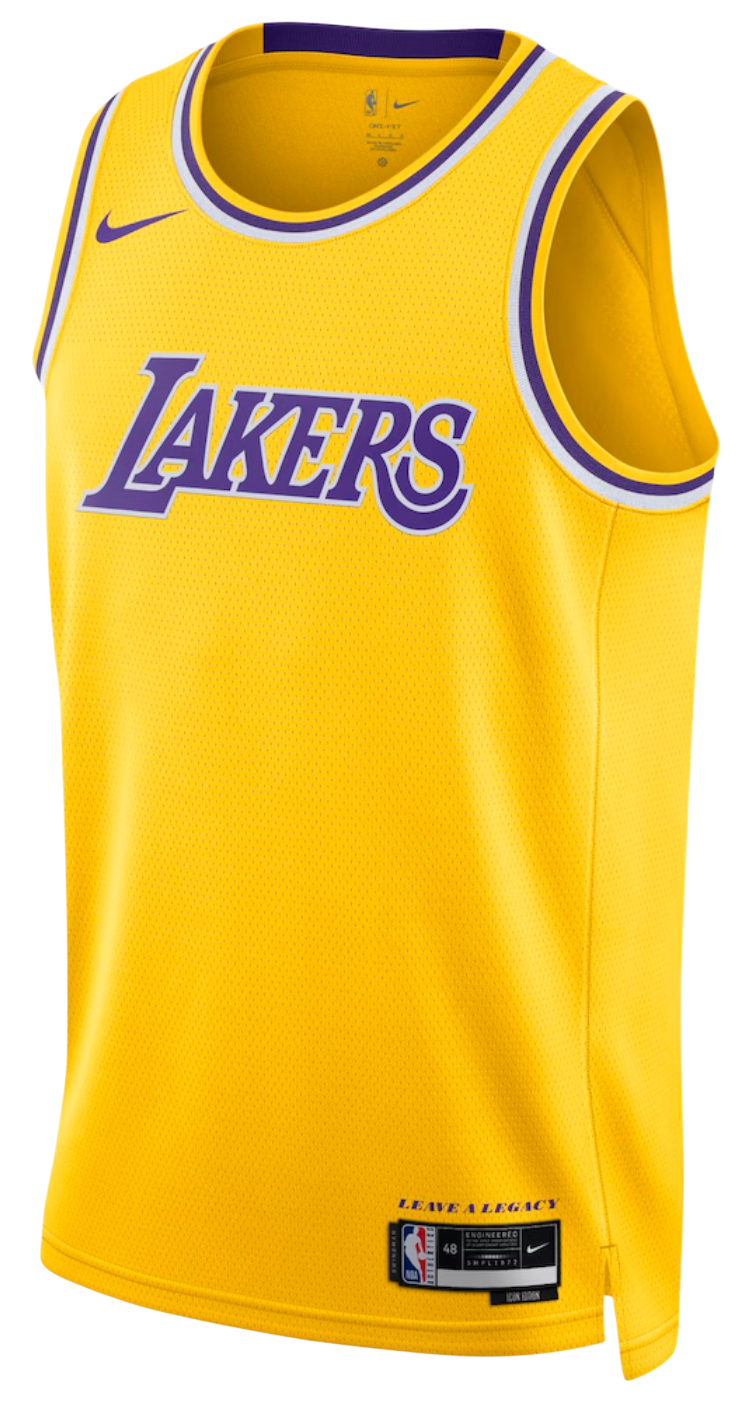 Dres Nike Los Angeles Lakers Icon Edition 2023/24 Dri-FIT NBA Swingman Jersey Žltá | dn2140-728, 0