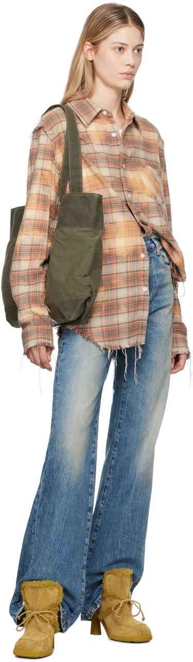 Džínsy R13 R13 Jane Wide Leg Jeans Modrá | R13W7020 D081A, 3