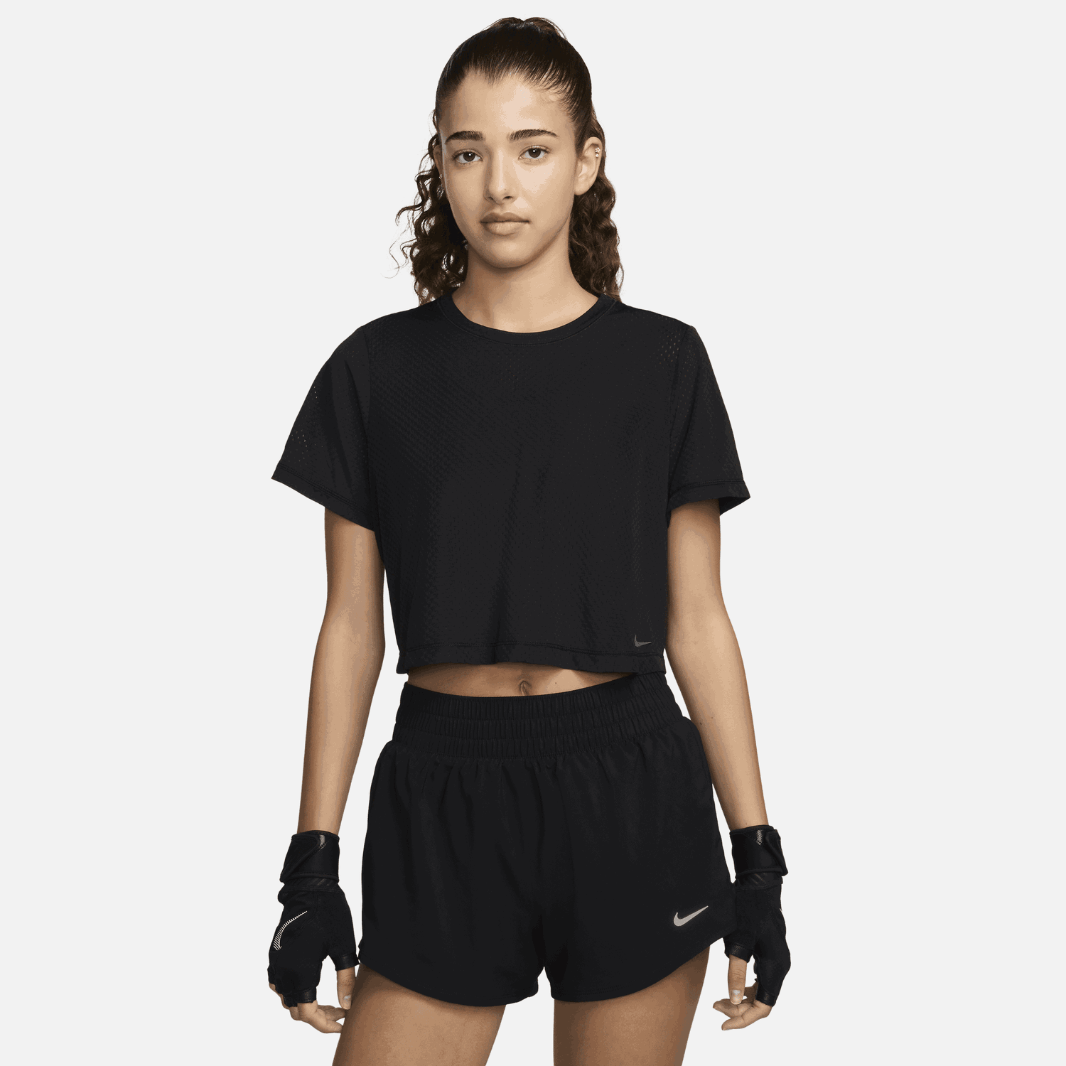 Crop Top Nike Dri-Fit One Classic Breathe Čierna | FN4117-010, 1