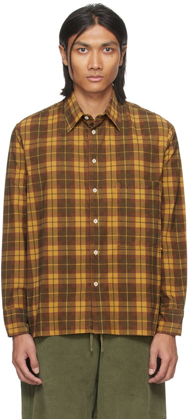 Košeľa Universal Works Universal Works Square Pocket Shirt Žltá | P2954, 0