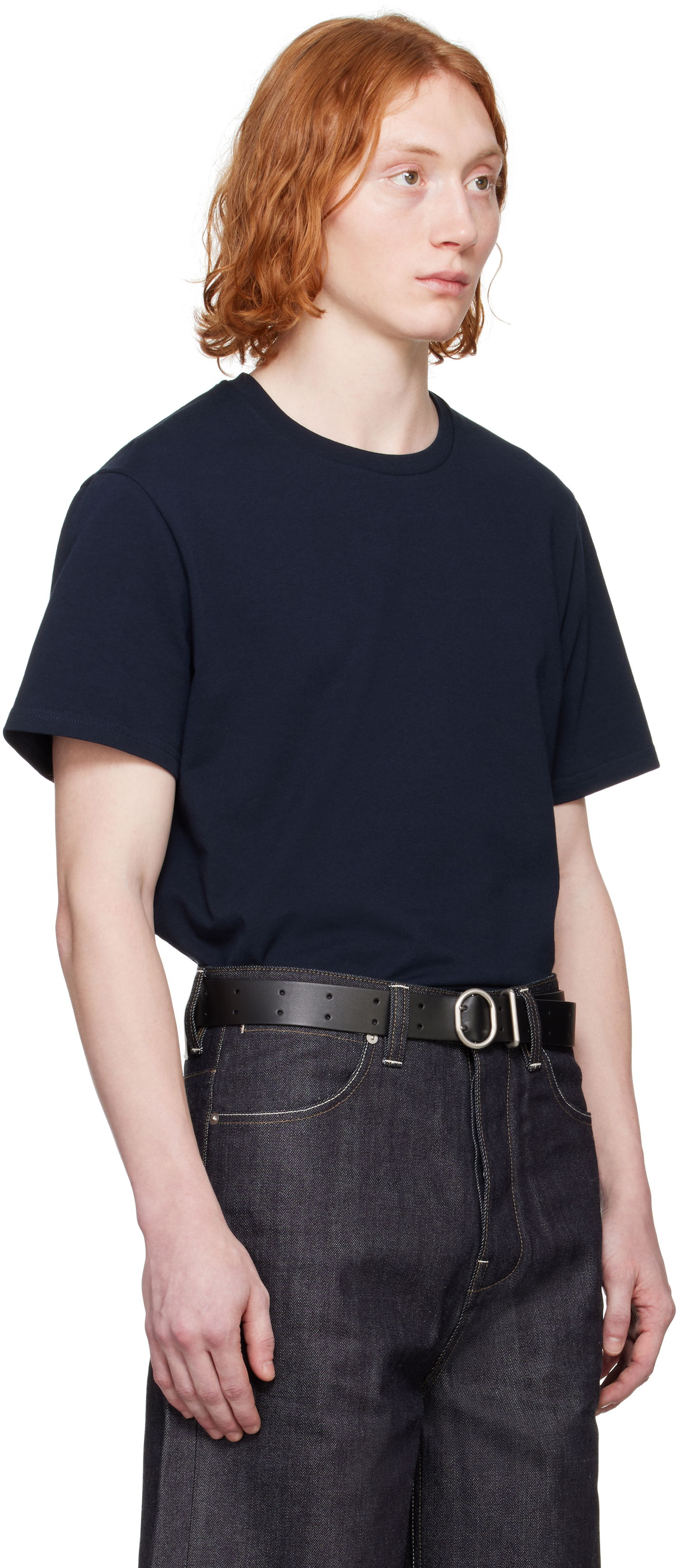 Tričko Jil Sander Jil Sander Crewneck T-Shirt Navy | J47GC0153_J20103, 1