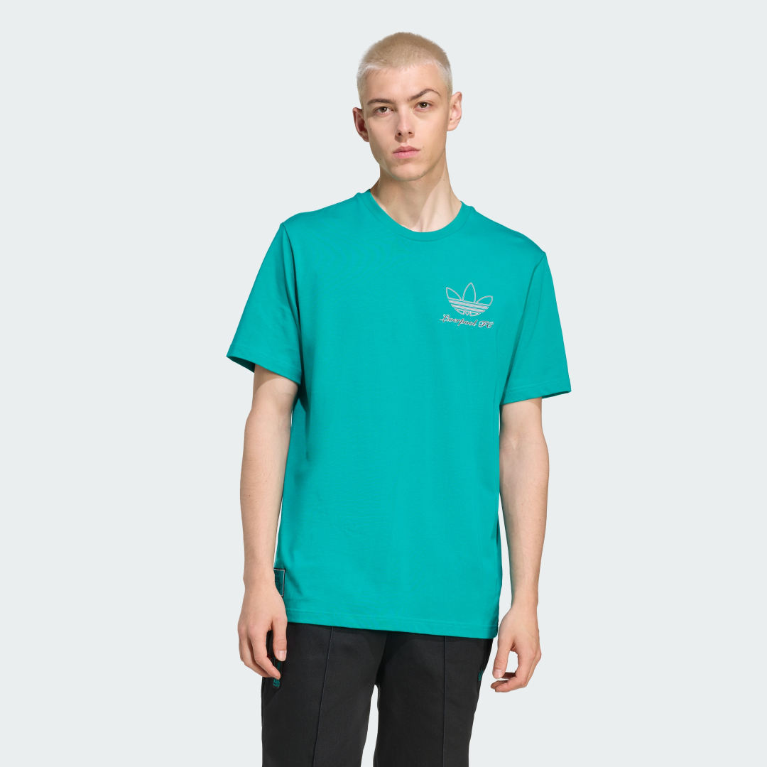 Tričko adidas Performance Liverpool FC Terrace Icons Graphic Tyrkysová | JW4137, 0