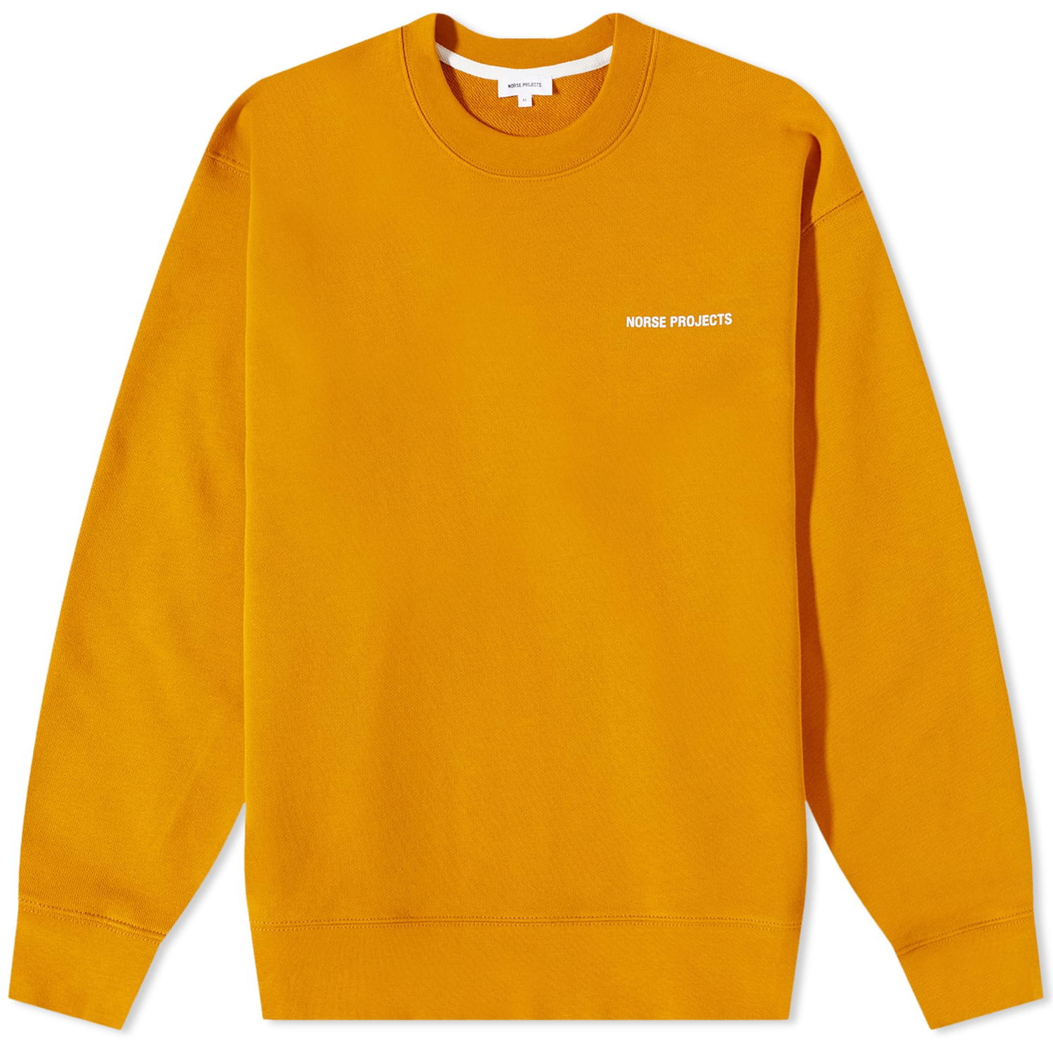 Mikina NORSE PROJECTS Arne Logo Crew Sweat Turmeric Oranžová | N20-1302-8127, 0