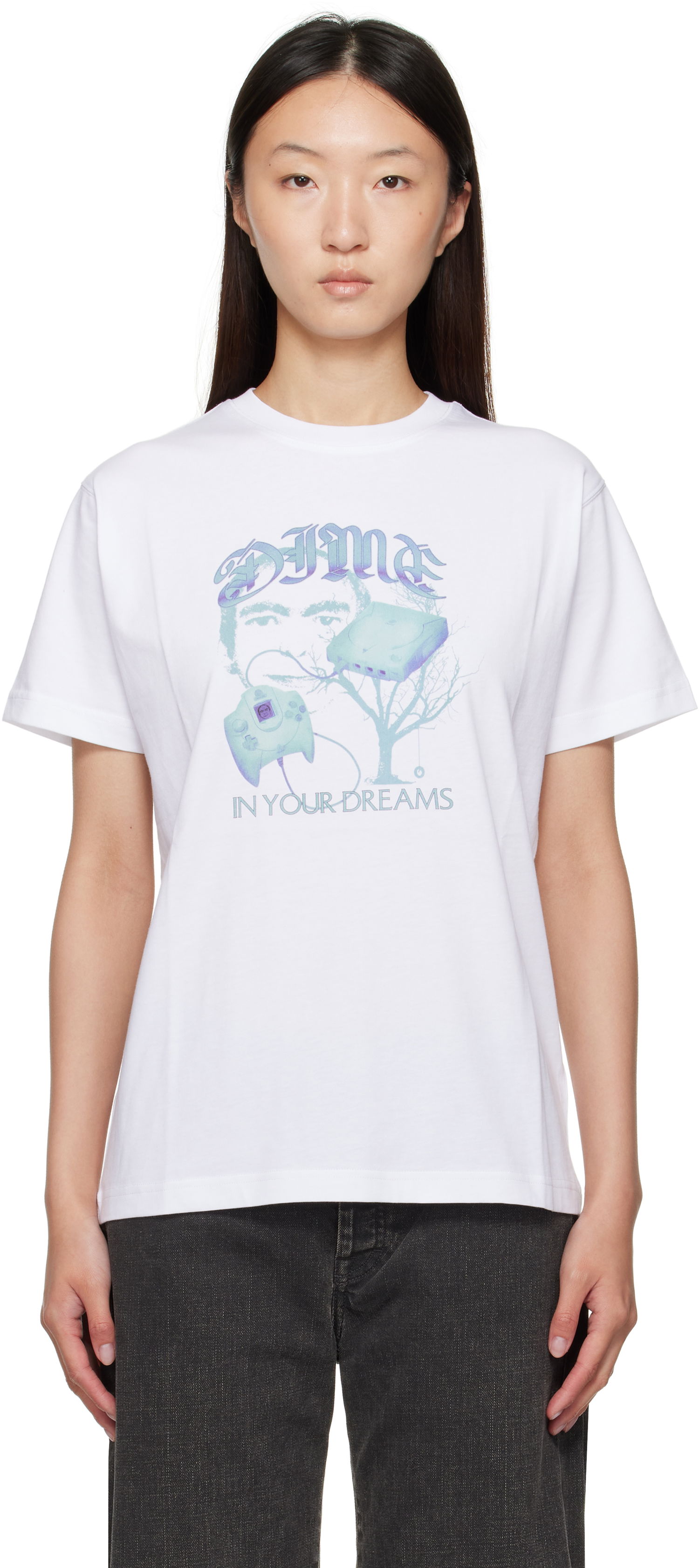 Tričko Dime Dime 'Dreams' T-Shirt Biela | DIMESU2556WHT, 0