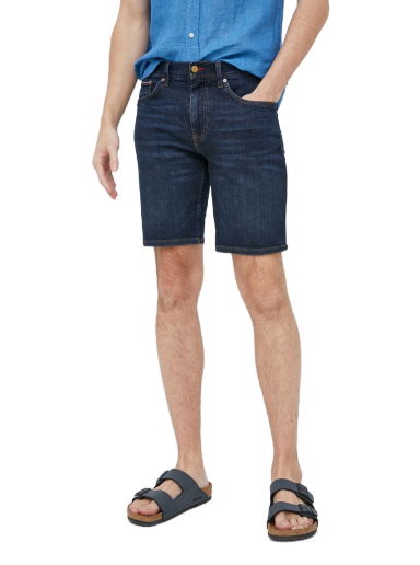 Šortky Tommy Hilfiger Brooklyn Faded Denim Shorts Navy | MW0MW31090.PPYX