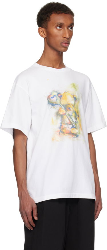 Tričko We11done We11done Graphic Print T-Shirt Biela | WD-TT3-24-752-U-WH, 1