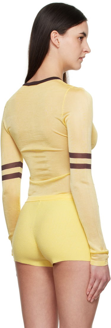 Tričko Miaou Miaou Monica Long Sleeve Top Žltá | 7158SRKBUT, 2
