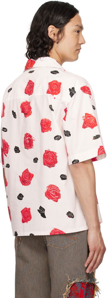 Košeľa Marni Marni Iris Print Poplin Shirt Biela | CUMU0213A5 UTC502, 2