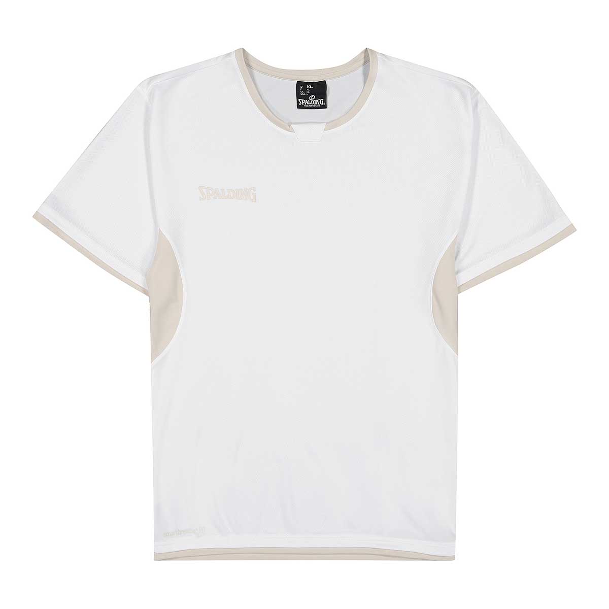 Tričko Spalding Shooting Shirt Biela | 40221409-WH/SG, 0
