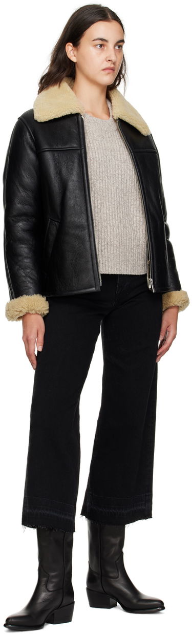 Sveter rag & bone Rag & Bone Ingrid Rib Knit Sweater Šedá | WAS23F014FS14, 3