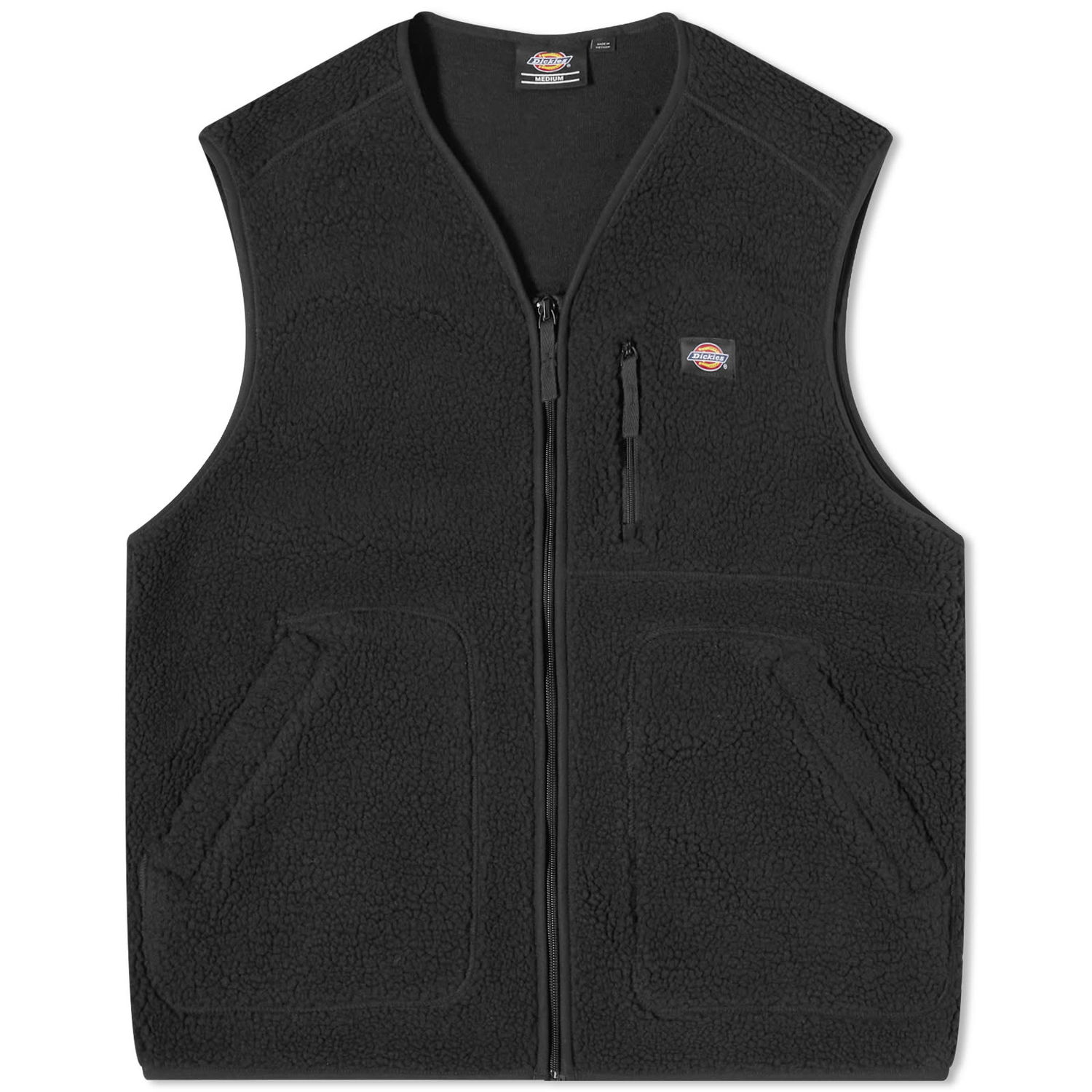 Vesta Dickies Mount Hope Sherpa Fleece Vest Čierna | DK0A4YEGBLK1, 0