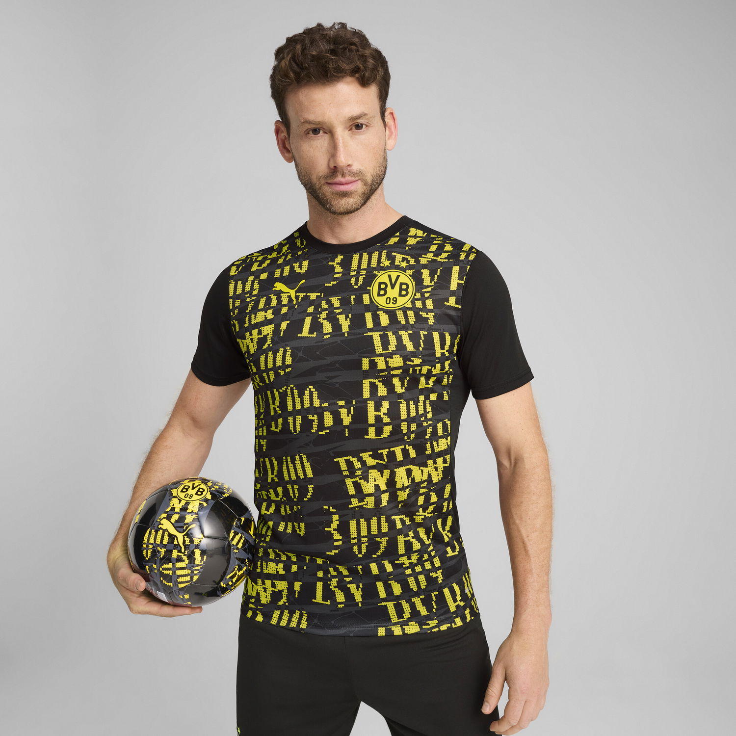 Dres Puma Borussia Dortmund 24/25 Pre-Match Jersey Čierna | 779114_02, 1