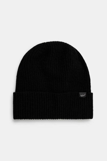 Kulicha WOOLRICH Knitted Ribbed Beanie Čierna | CFWOAC0331MRUF0659.UF06, 0