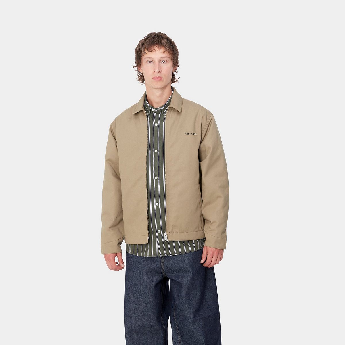 Bunda Carhartt WIP Module Script Zip-Up Jacket Béžová | I033763_9, 0