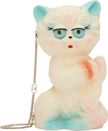 Kabelka Valentino Valentino Garavani Le Chat de La Maison Minaudiere Clutch Bag Biela | 6W0B0R69WIY, 0