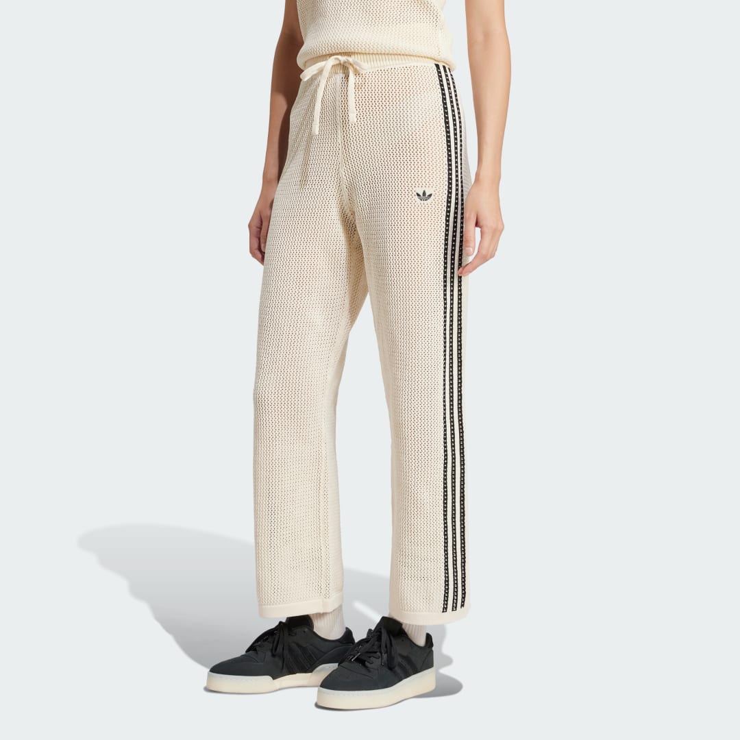 Tepláky adidas Originals Originals Crochet Track Pants Béžová | JD1080, 0