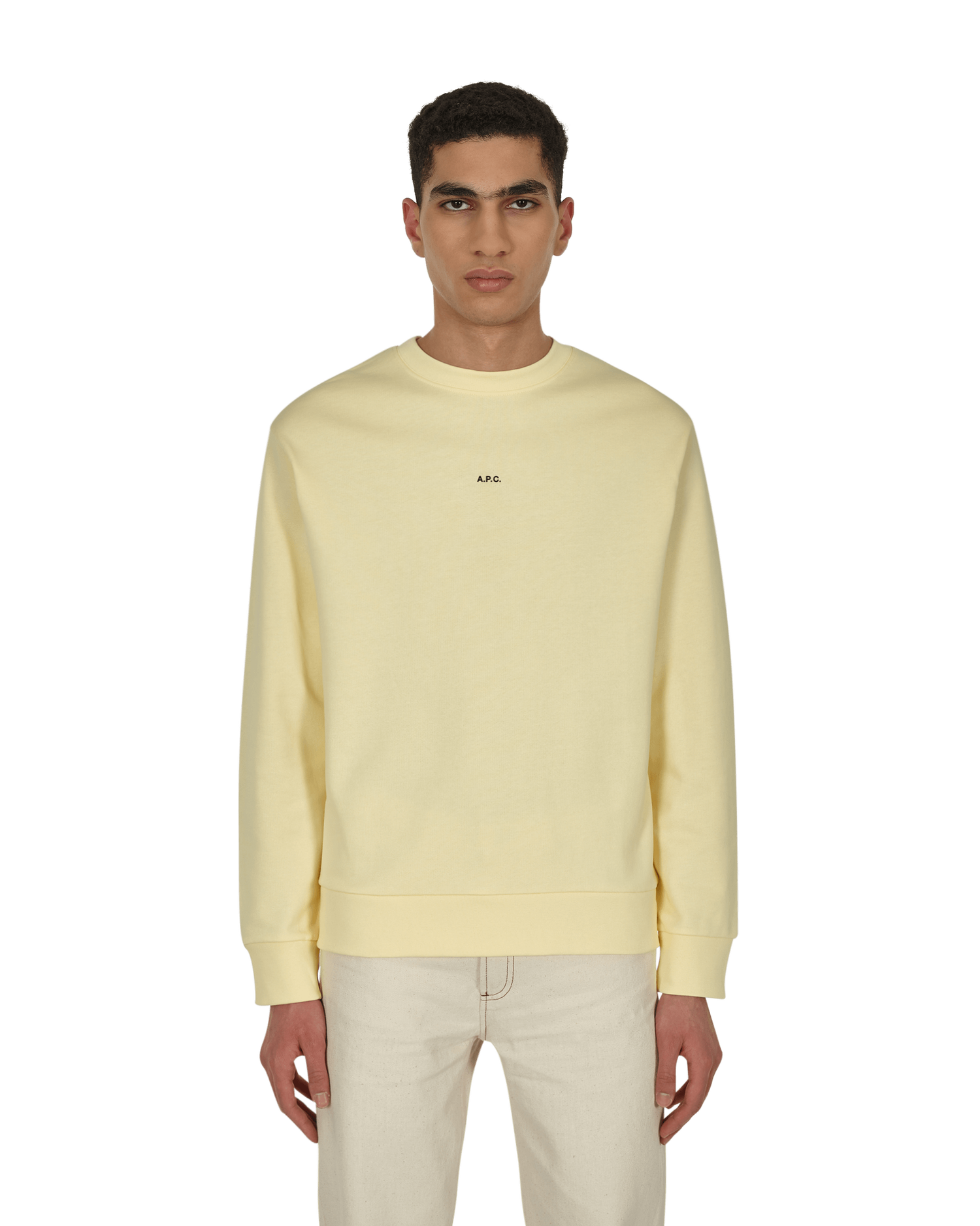Mikina A.P.C. Steve Logo Sweat Žltá | COEIP-H27621-DAB, 0