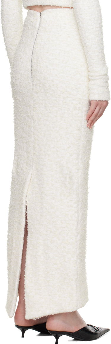 Sukňa Balenciaga Balenciaga Tweed Maxi Skirt Biela | 796952 T3328, 2