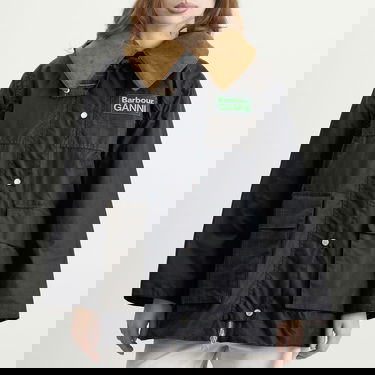 Kabáty Barbour Barbour x GANNI Hooded Wax Coat Classic Tartan Rôznofarebný | LWX1527NY71, 2