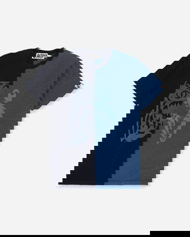 Tričko BAPE Half Tiger Shark T-Shirt Navy | 1G20109022 001, 0