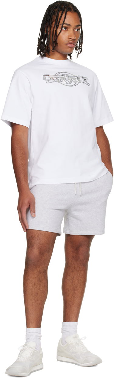 Tričko Casablanca 'Casablanca' Chrome Oversized Short Sleeve T-shirt Biela | M-AW25-JTS-044-06, 3