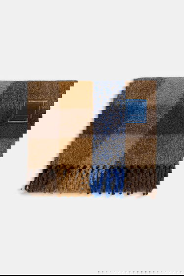 Šál ADER ERROR Plaid Wool Blend Muffler with Fringes Rôznofarebný | BO01FWAC0405BR, 1