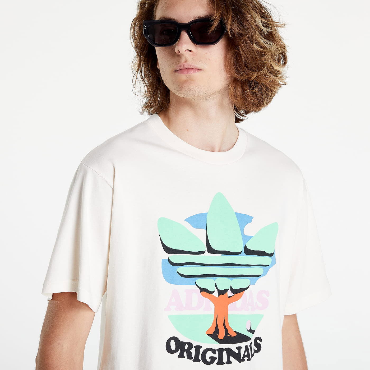 Tričko adidas Originals adidas Originals Graphic T-Shirt Béžová | HI2961, 1