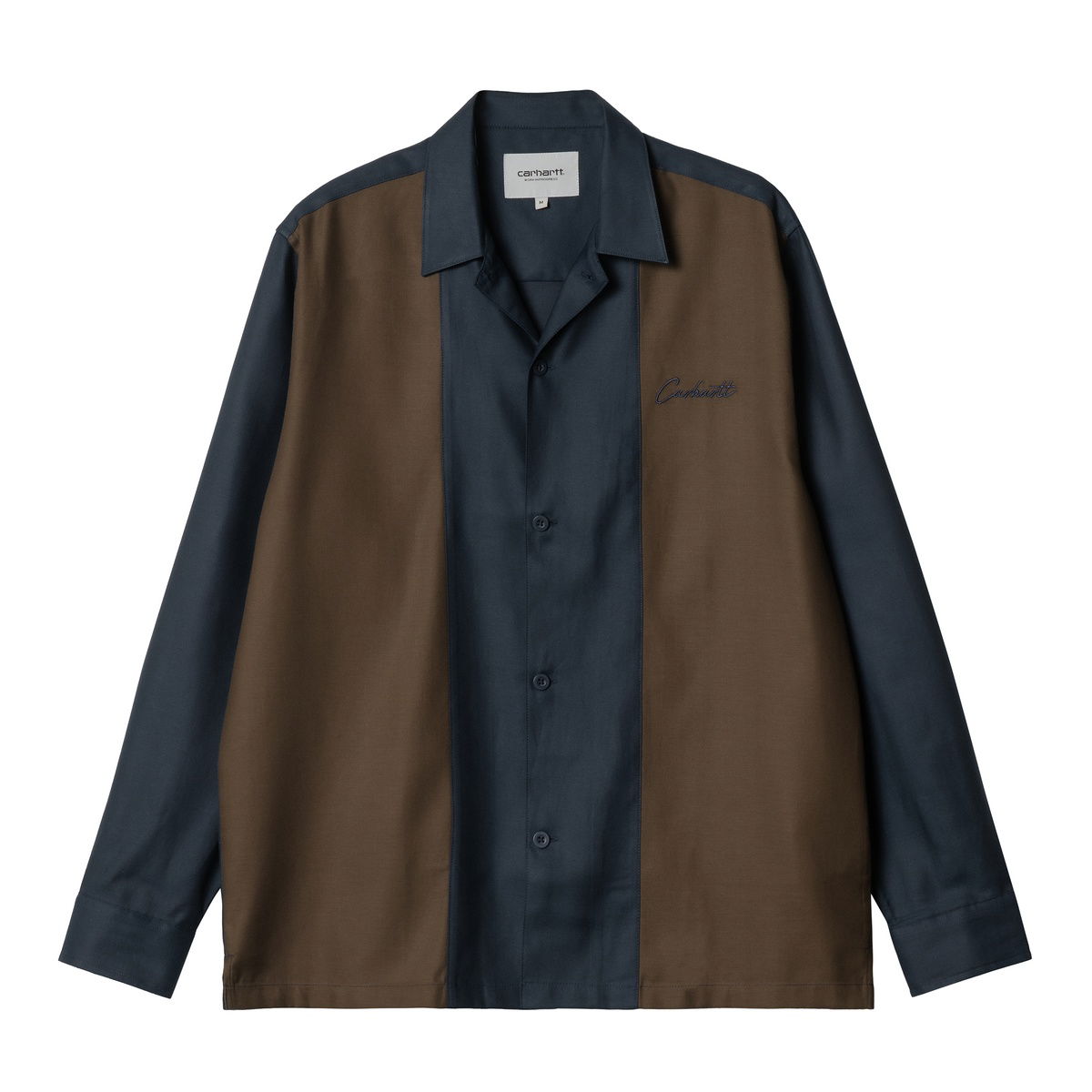 Košeľa Carhartt WIP Long Sleeve Relaxed Fit Shirt Hnedá | I034381_9, 0