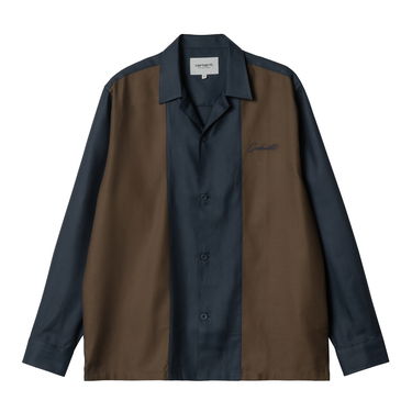 Košeľa Carhartt WIP Long Sleeve Relaxed Fit Shirt Hnedá | I034381_9, 0