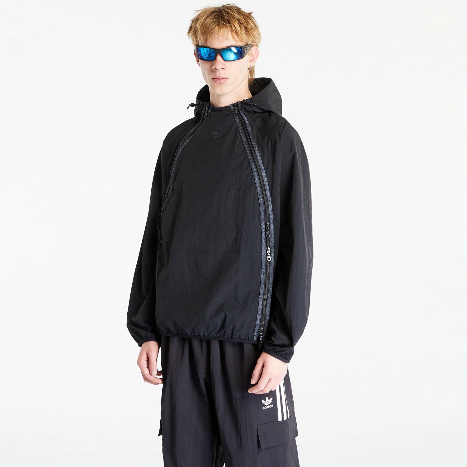 Vetrovka adidas Originals adidas Adventure Double-Zip Čierna | IJ0700, 0