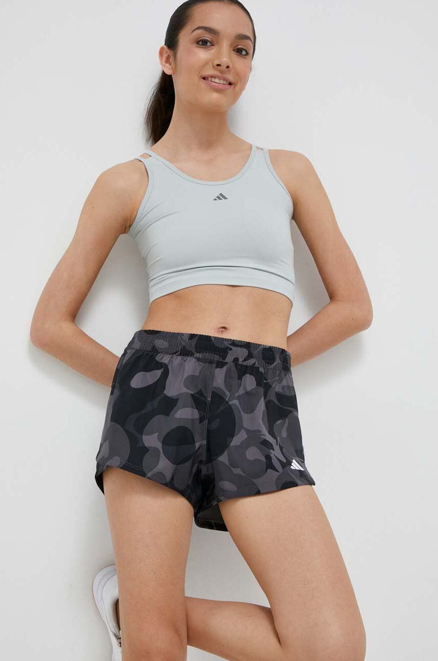 Šortky adidas Performance Pacer Trainin Essentials Floral Print Woven Shorts Čierna | HZ5684, 0