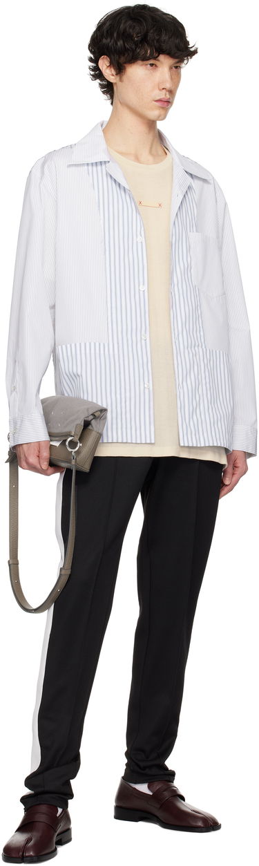 Košeľa Maison Margiela Maison Margiela Stripe Shirt Modrá | S50DT0047 MTN054, 3