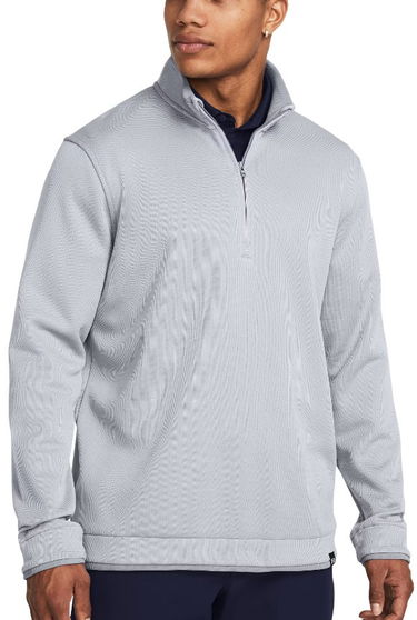 Mikina Under Armour Storm SweaterFleece Quarter-Zip Pullover Šedá | 1383256-035, 0