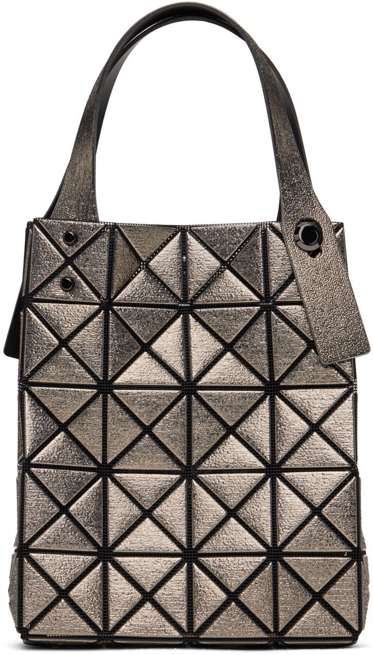Metallic Geometric Mini Tote Bag