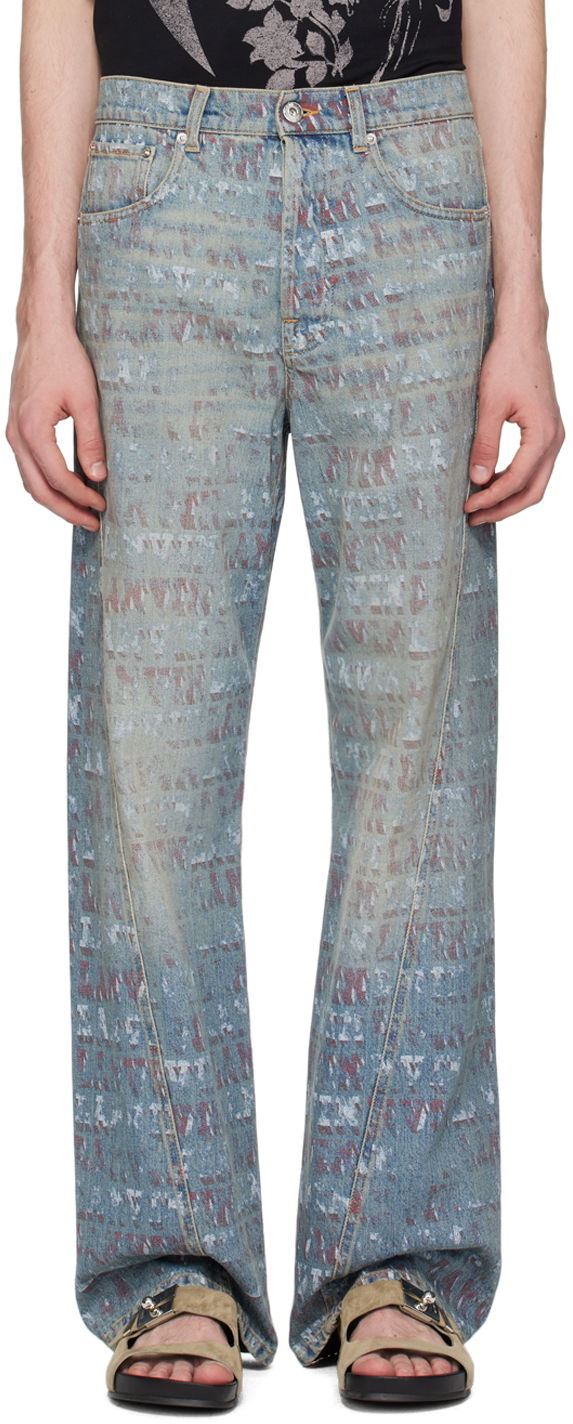 Džínsy LANVIN Future x Jeans Modrá | RM-TR0051-D082-P24