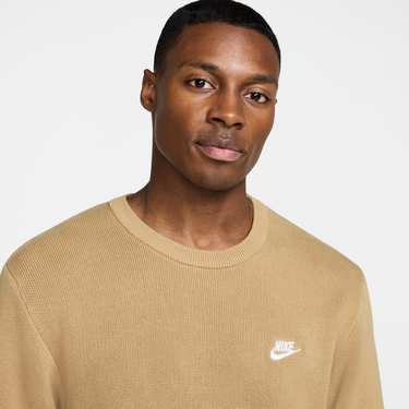 Sveter Nike Nike Club Crewneck Sweater Béžová | FQ2912-297, 4