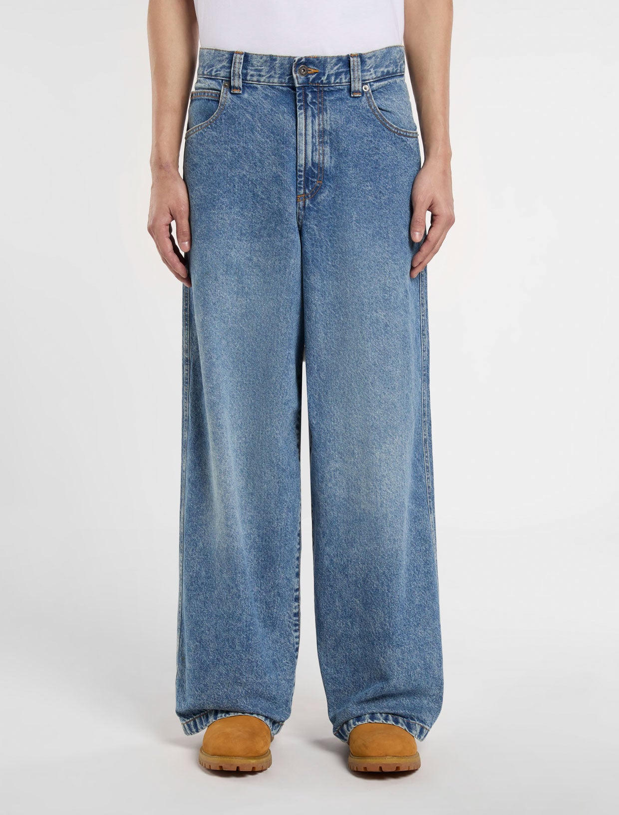 Džínsy Dickies Loose Wave Jeans W32/L34 Modrá | DK:0A4ZAQ:K21:32:34:1:, 0