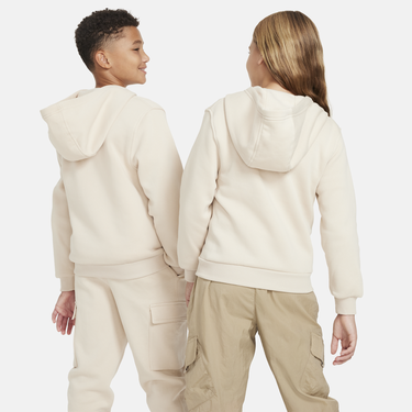 Mikina Nike Nike Sportswear Club Fleece Full-Zip Hoodie Béžová | FD3004-126, 3