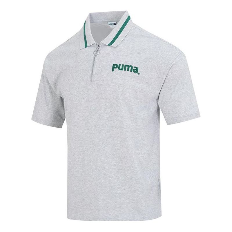 Polo tričko Puma Men's Sportswear Polo Shirt Šedá | 622541-04
