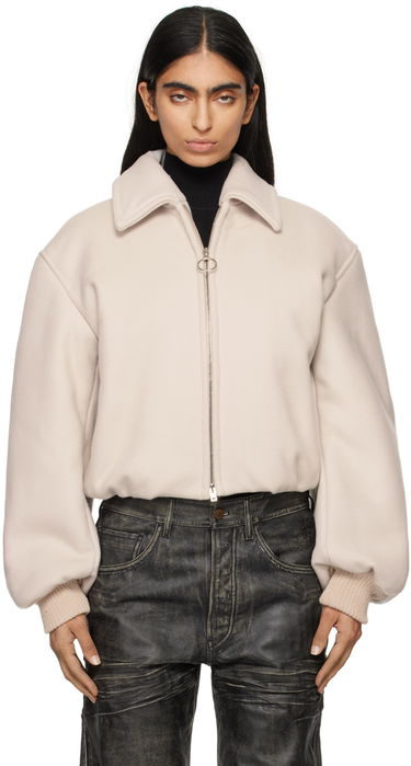 Bomber bunda Acne Studios Plaque Bomber Jacket Béžová | A90616-, 0