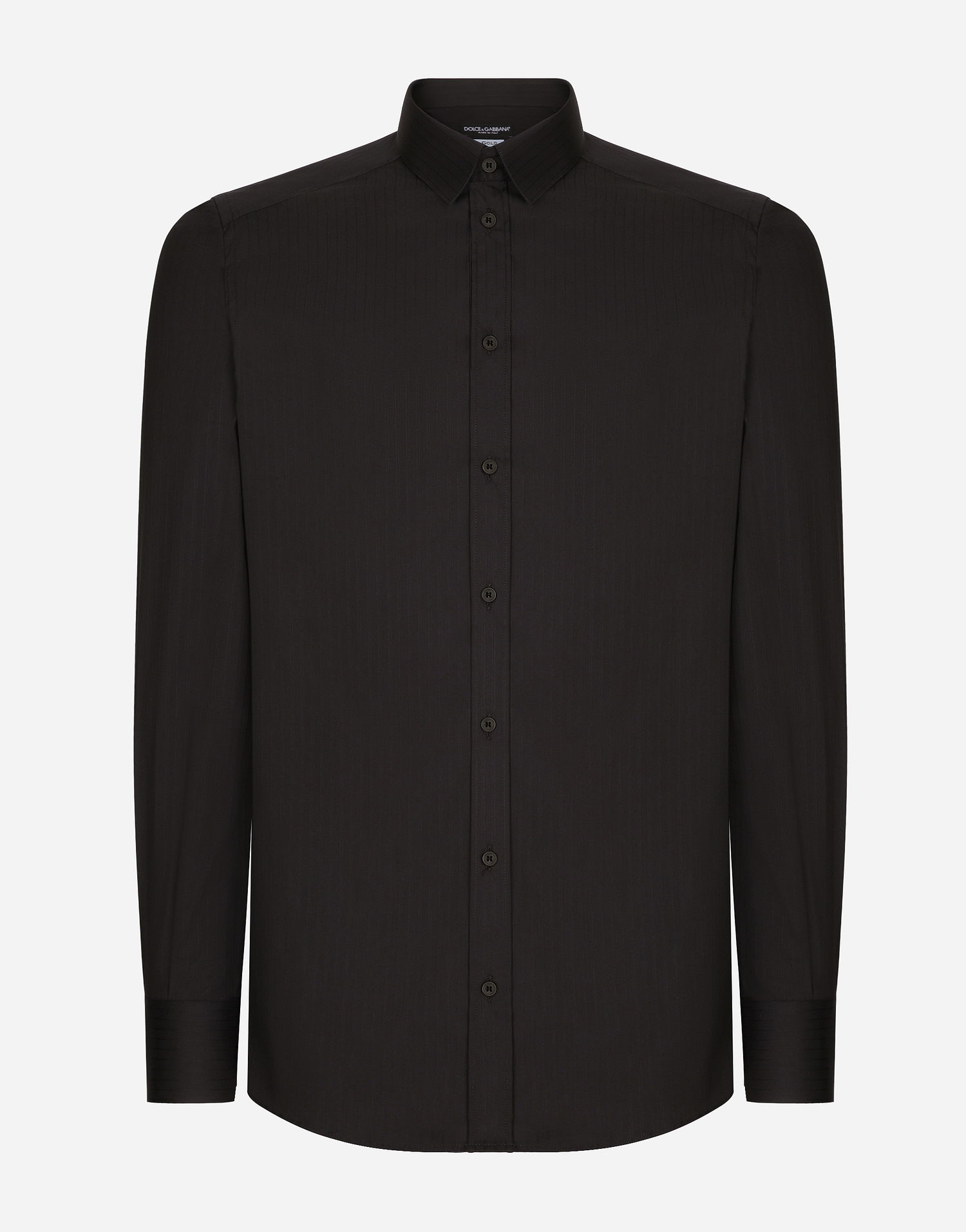 Košeľa Dolce & Gabbana Stretch Cotton Shirt Čierna | G5EJ0TFRRD7N0000, 0