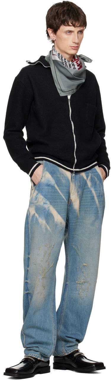 Šál Jean Paul Gaultier 'The Label' Scarf Vínová | 25/04-U-AC043-W044-020130, 1