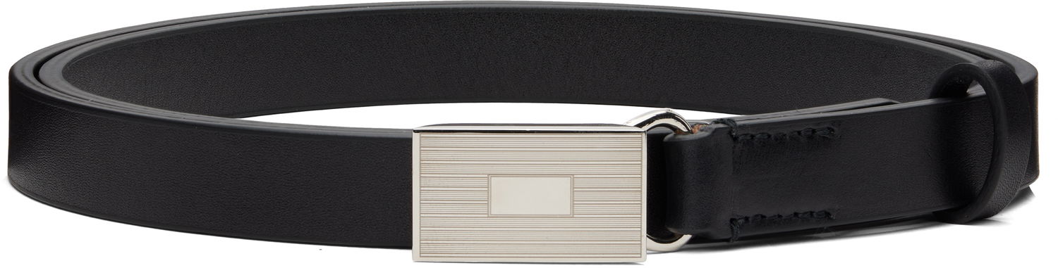Opasok AURALEE AURALEE Slide-Buckle Belt Čierna | A00B04RP, 0