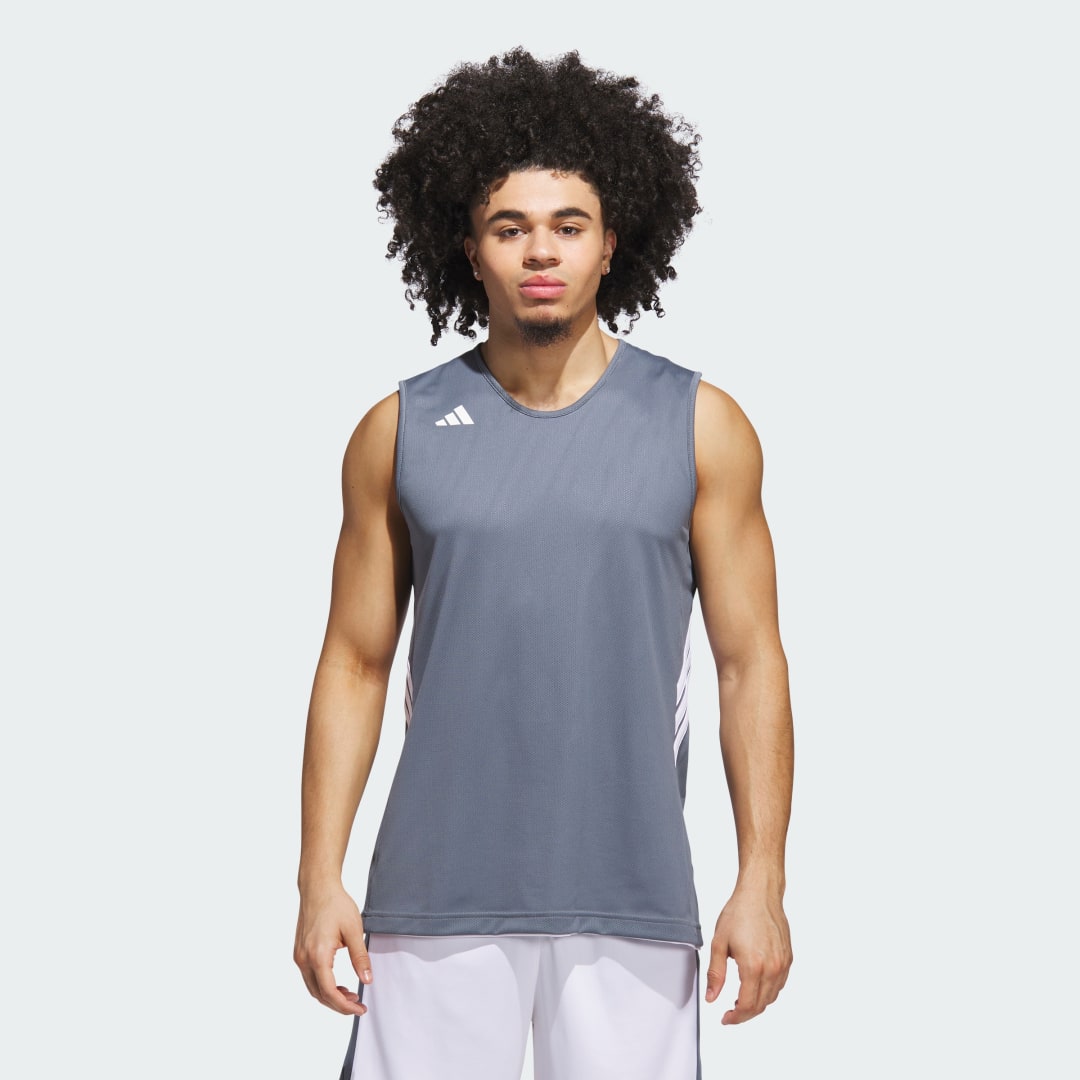 Tielko adidas Performance 3G Speed Reversible Basketball Jersey Šedá | JM5095, 0