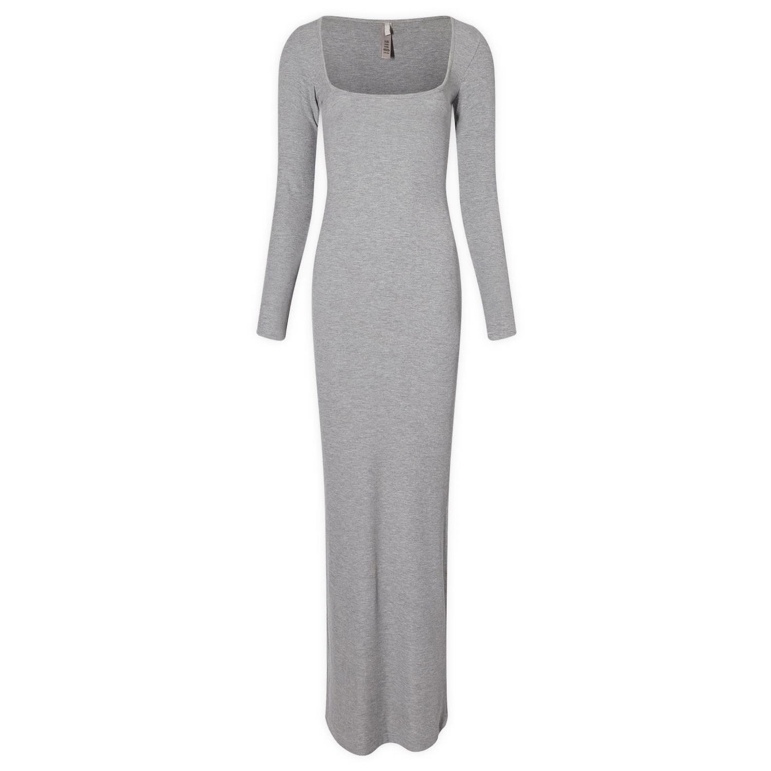 Šaty SKIMS Soft Lounge Long Sleeve Dress Šedá | AP-DRS-1701-HG, 1