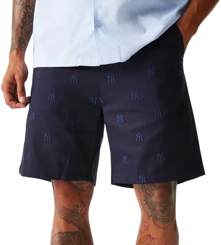 Šortky New Era New Era MLB New York Yankees Monogram Shorts Navy | 60667820-60667820, 0